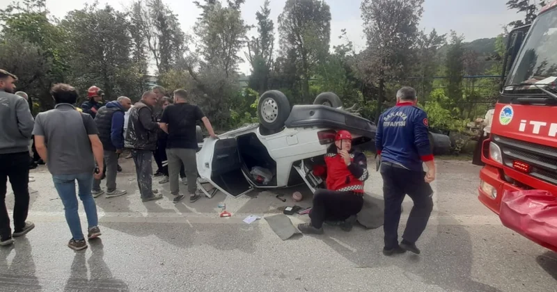 Ters dönen otomobilde ölümden döndü Sözcü Gazetesi