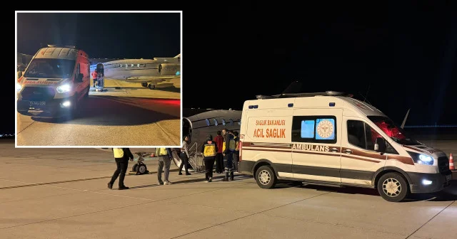 Ağrı da 2 kalp hastası ambulans uçakla Ankara ve İstanbul a sevk edildi Ağrı Haberleri