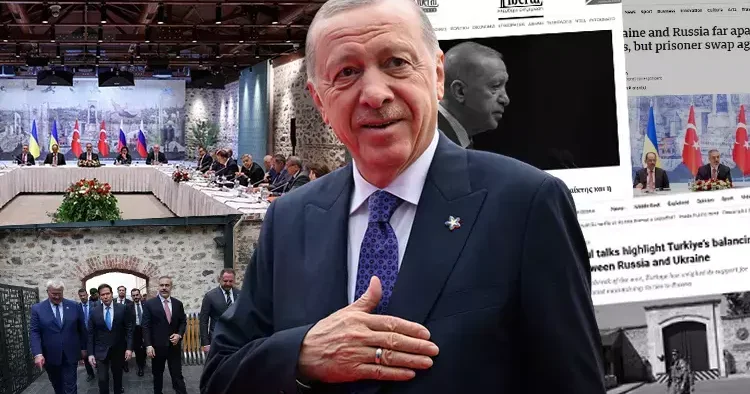 Diplomatik bir başarı Dolmabahçe zirvesi dünya basınında: Cumhurbaşkanı Erdoğan ve Türkiye için bir zafer