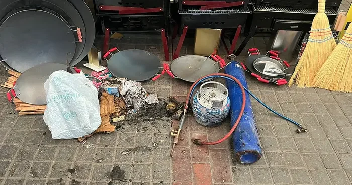 Aydın da oksijen tüpü dehşeti! İşyeri sahibi yaralandı
