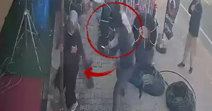 Gümüşhane’de olası kadın cinayetini esnaf engelledi: Cesur müdahale anı kamerada!