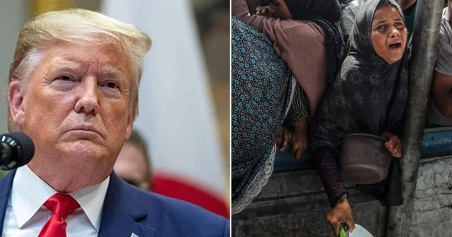 Trump Gazze de halkın açlıktan öldüğünü belirtti: Çözeceğiz Dünya Haberleri