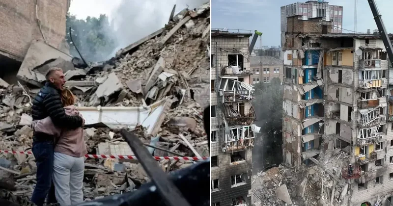 Rusya, Ukrayna yı İHA ve füzelerle vurdu! 15 kişi öldü, 75 kişi yaralandı