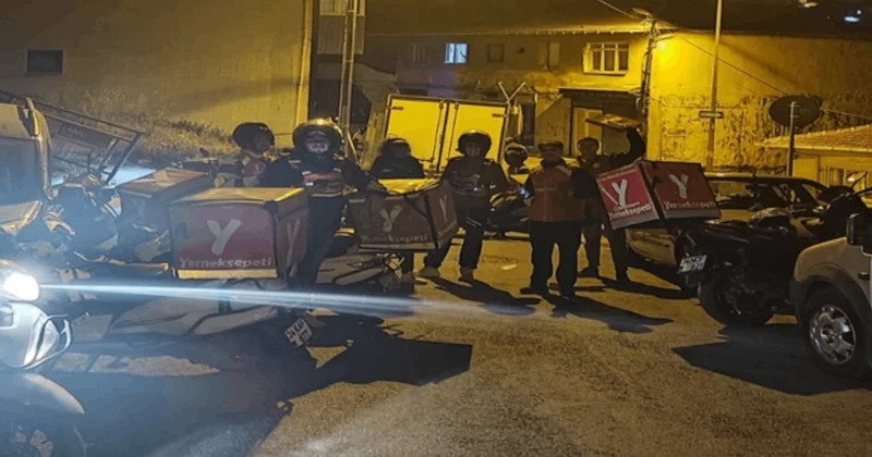 Onlarca sipariş verip kuryeleri kapıya yığdı; kim olduğu bulunamadı Sözcü Gazetesi