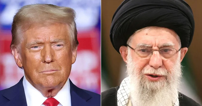 Trump tan Hamaney mesajı: Onu ortadan kaldırmayacağız, en azından şimdilik