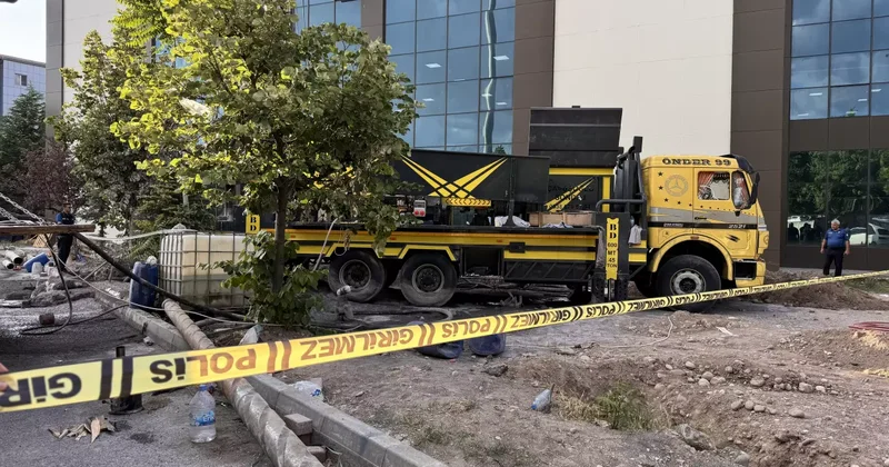 İçi su ve balçık dolu sondaj kuyusuna düşen işçi öldü