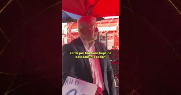 Belediye başkanı pazar denetiminde! Tezgahtaki çürük gıdaların hesabını tek tek sordu, talimatı verdi