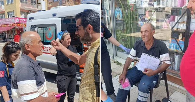 Başındaki kask sayesinde ölümden döndü hastaneye gitmeye güçlükle ikna edildi Antalya Haberleri