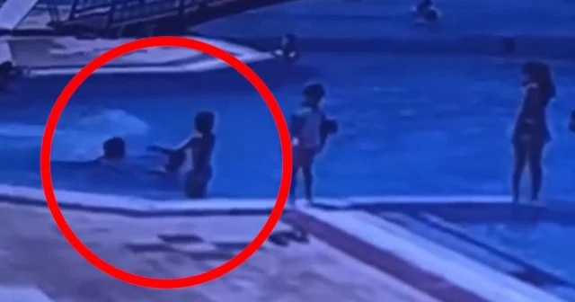 Mardin de havuzda facianın eşiğinden dönüldü: Cankurtaran 3 yaşındaki çocuğu boğulmaktan son anda kurtardı VİDEO İZLE
