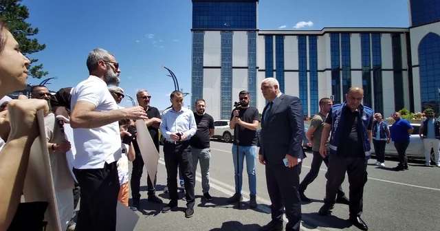 Bingöl de su kesintisi protestosu Bingöl Haberleri