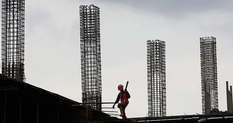 İnşaat üretim endeksi aylık bazda azaldı