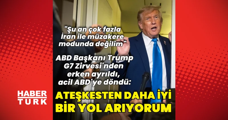 ABD Başkanı Trump tan İran İsrail açıklaması: Ateşkesten daha iyi bir yol arıyorum Dış Haberler