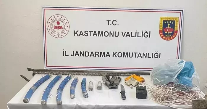 Kastamonu’da define avcılarına suçüstü baskın: 2 tutuklama