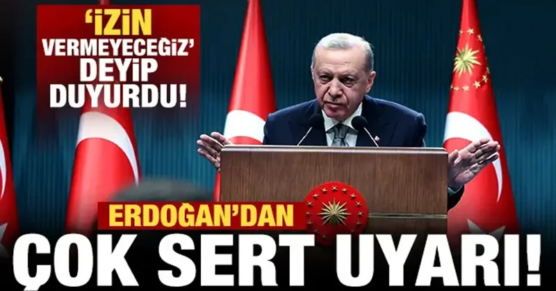 Erdoğan dan son dakika çağrısı! İzin vermeyeceğiz deyip duyurdu! Flaş LGS tepkisi