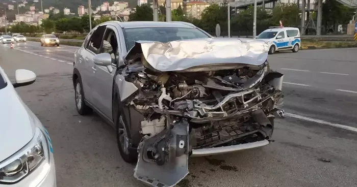 Giresun da iki ayrı trafik kazasında 7 kişi yaralandı