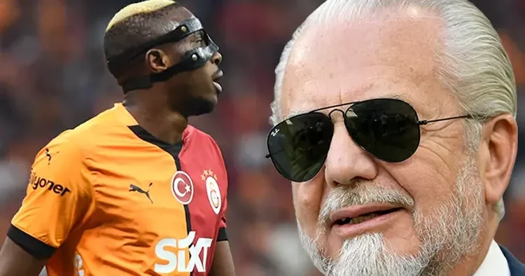 Victor Osimhen, Galatasaray a çok yakın! Napoli Başkanı De Laurentiis ten açıklama...