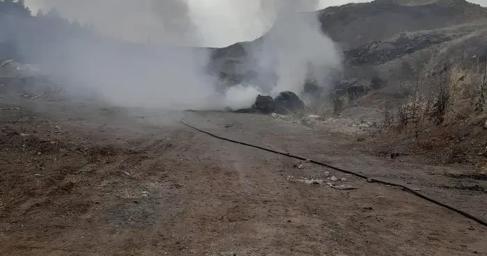 Çocukların oyunu sonrası çıkan yangın paniğe sebep oldu