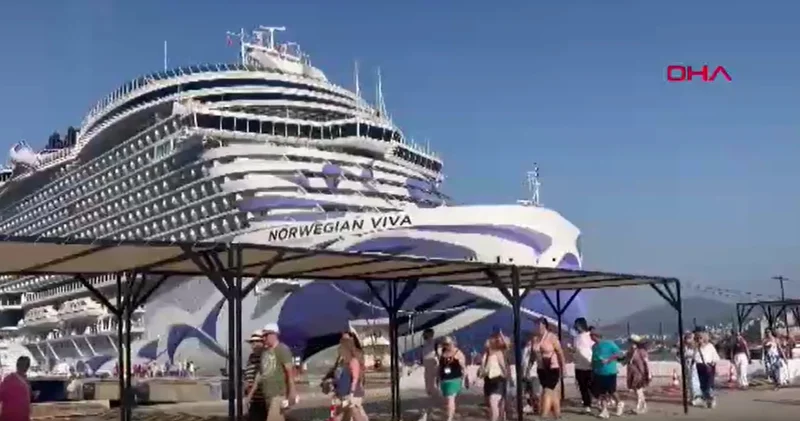 Bodrum a denizden 3 bin 581 turist geldi