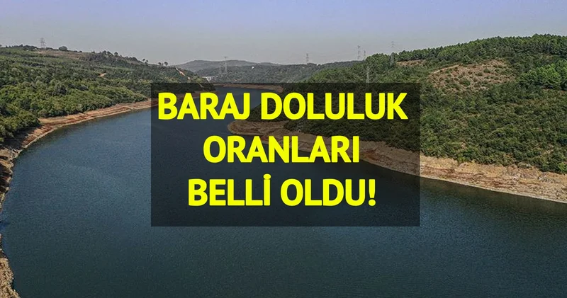 Baraj doluluk oranları belli oldu: İşte 17 Temmuz 2025 İstanbul İSKİ baraj doluluk oranları