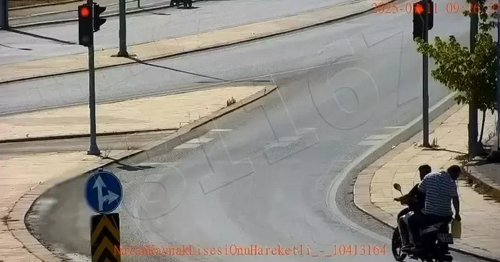 Plakayı kapatıp kırmızı ışıkta geçen sürücüye 7 bin lira ceza kesildi