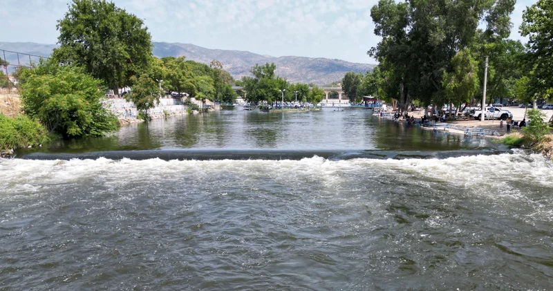 Manisa da suyla buluşan Adala Kanyonu, doğaseverlerin uğrak noktası oldu