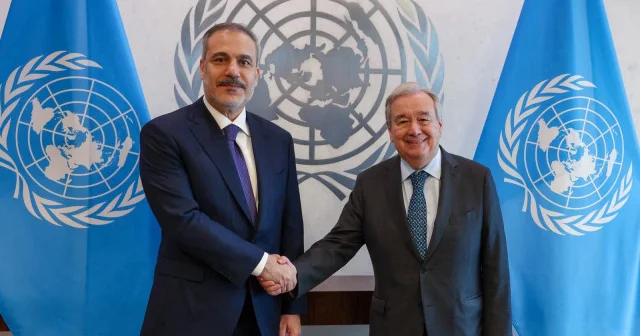 Bakan Fidan BM Genel Sekreteri Guterres ile bir araya geldi Gündem Haberleri