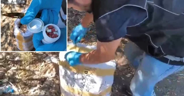 Kargoyla gelen çuvalın içinden 6 bin 552 adet uyuşturucu hap ele geçirildi Gündem Haberleri