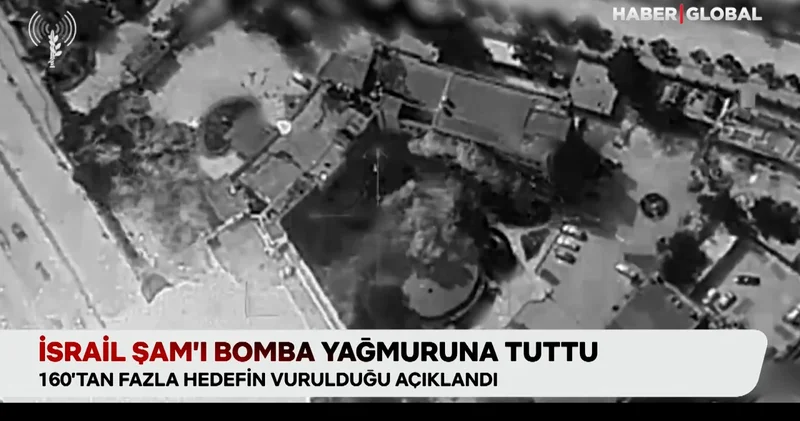 İsrail Şam’ı bomba yağmuruna tuttu