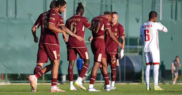 Trabzonspor 5 gollü hazırlık maçında Araz Nahçıvan a mağlup oldu! (Trabzonspor Araz Nahçıvan: 2 3)
