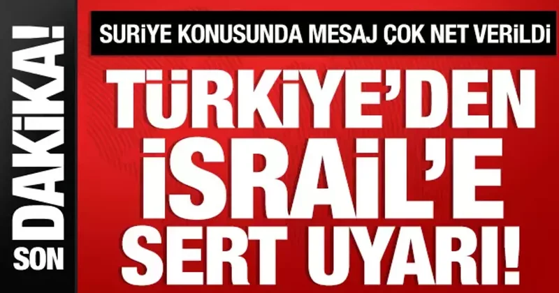 MSB den İsrail e uyarı: Saldırılara derhal son vermeli!