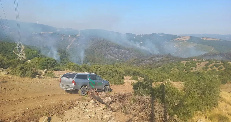 Balıkesir in ormanları 2 gündür yanıyor
