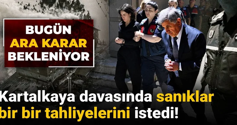 Kartalkaya davasında sanıklar bir bir tahliyelerini istedi! Bugün ara karar bekleniyor