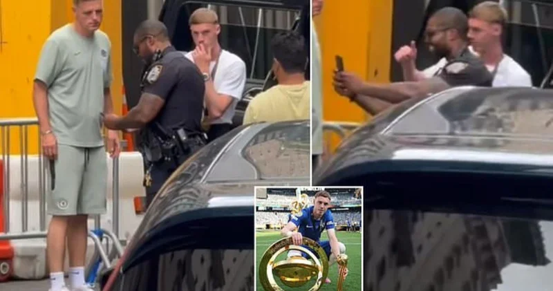 Cole Palmer Amerikan polisi tarafından durduruldu, olay göründüğü gibi değil!