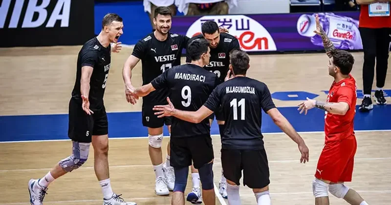 (ÖZET) Filenin Efeleri nden rahat galibiyet Türkiye Almanya maç sonucu: 3 1 Voleybol Haberleri Spor