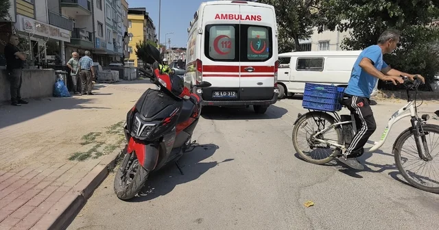 13 yaşındaki çocuğun kullandığı motosiklet, minibüsle çarpıştı: 2 yaralı Bursa Haberleri