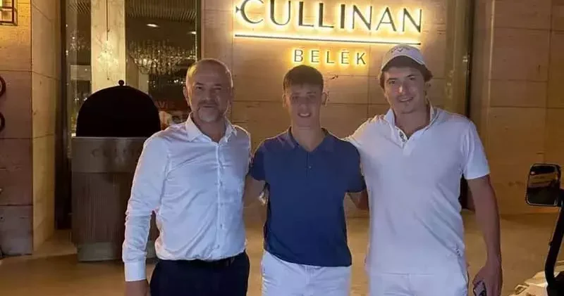 Arda Güler, tatilini ailesi ile birlikte Antalya da geçiriyor