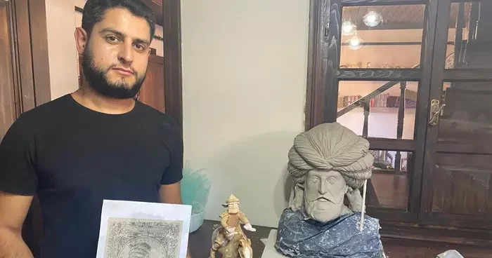 Eğitim almadan, doğuştan gelen yeteneğiyle yaptığı eserlerle hayran bırakıyor: Şimdiki hedefi Koca Sinan Paşa heykeli...