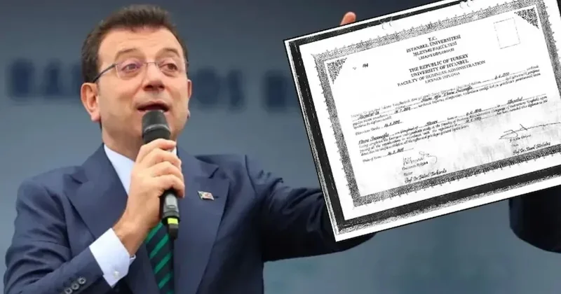 İmamoğlu nun diploma davasında yeni gelişme Sözcü Gazetesi