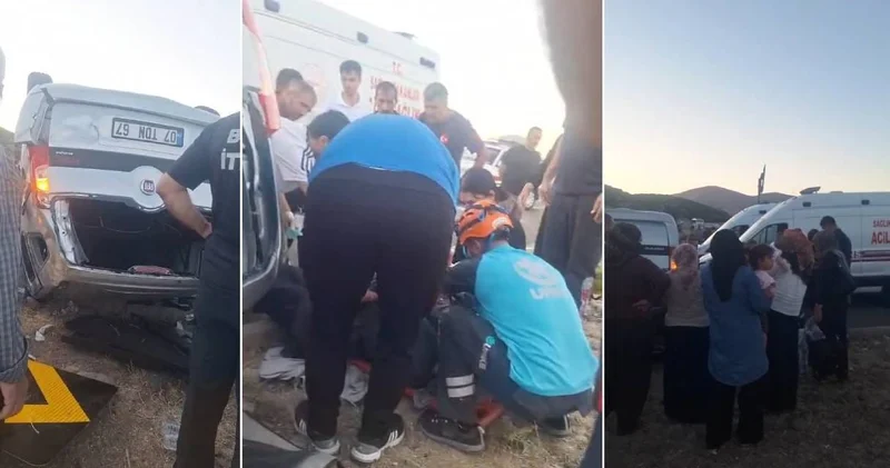 Bir kaza haberi de Bingöl den: Onlarca yaralı var
