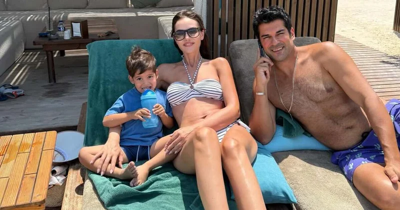 Fahriye Evcen, ailesiyle tatilde Magazin haberleri