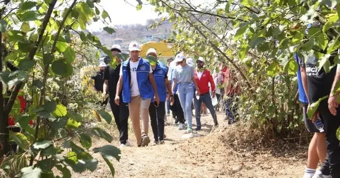 Fındık tarlası antrenman sahası oldu!