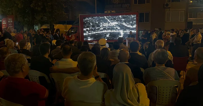 Yalova da 17 Ağustos ta hayatını kaybedenler için anma