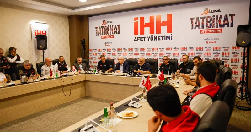 İHH’dan 5. Ulusal Afet Yönetimi Tatbikatı Basın Toplantısı: Tüm dünyaya örnek olduk