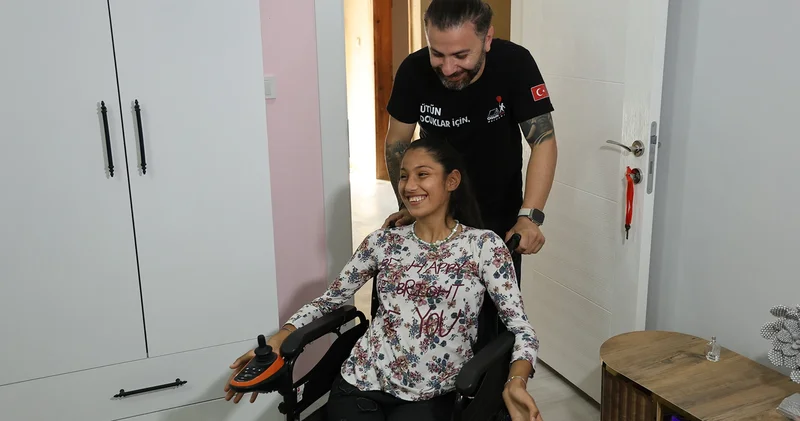 13 yaşındaki engelli kızın hayali gerçeğe dönüştü: Bir genç odası hayalim var demişti