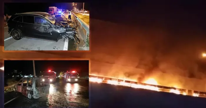 Samsun’da seyir halindeyken yanan tır ortalığı savaş alanına çevirdi: 1 yaralı