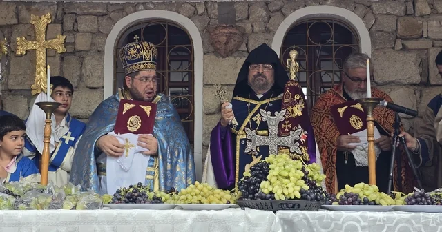 Vakıfköy de Meryem Ana Yortusu ve Üzüm Bayramı kutlandı Hatay Haberleri