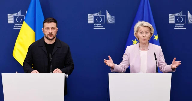 AB Komisyonu Başkanı von der Leyen Ukrayna Devlet Başkanı Zelenski ile görüştü: Rusya ya karşı yeni yaptırımlar yolda Dünya Haberleri