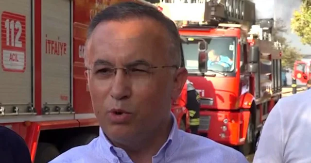 Gaziantep Valisi Çeber: Yangından etkilenen kimse yok içeride de kimse yok VİDEO İZLE