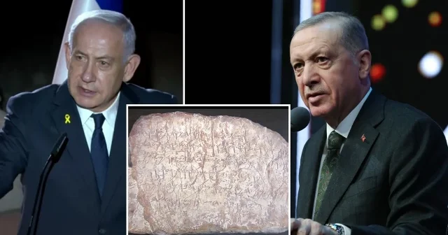 İsrail bu tabletin peşinde: Türkiye den Siloam Yazıtı nı alamayan Netanyahu, Cumhurbaşkanı Erdoğan ı hedef gösterdi Gündem Haberleri