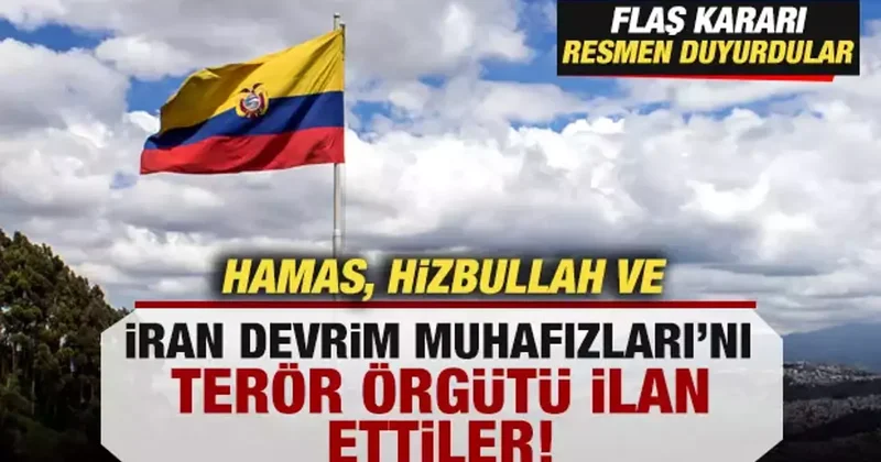 Resmen duyurdular! Hamas, Hizbullah ve İran Devrim Muhafızları terör örgütü ilan edildi